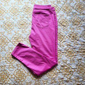 St. John's Bay SKINNY LEG  PINK JEANS SIZE 14